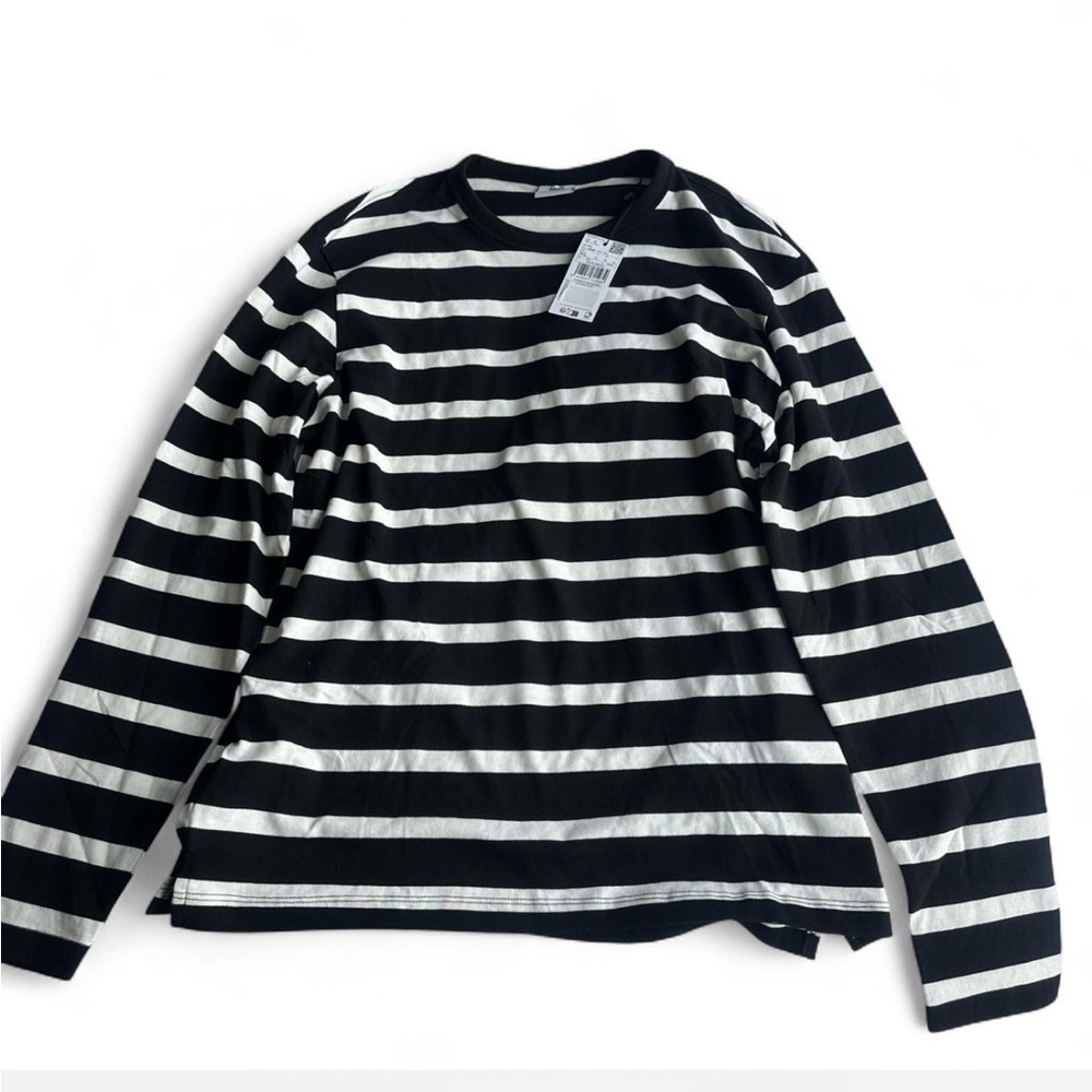 Mango Monochrome Striped Top